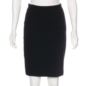 Diane von Furstenberg Black Marta Pencil Skirt